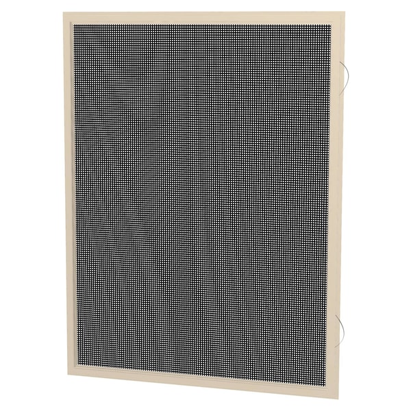 24 In W X 29 In H Casement Window Screen, CA1, BetterVue Mesh, Almond